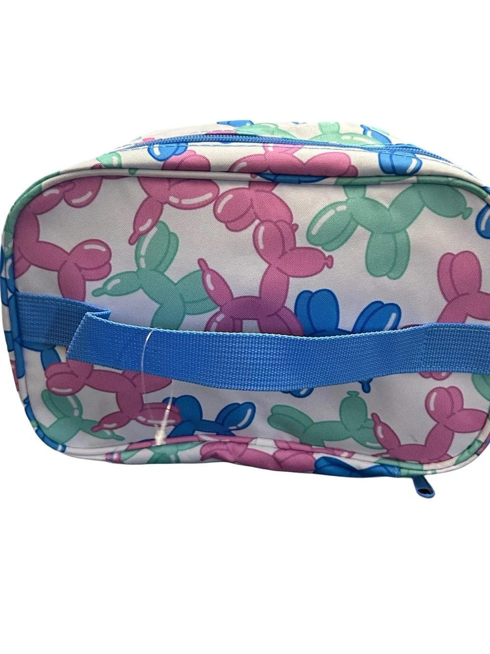 Makeup Carry Case Zippered Pouch Cosmetic Organizer 9” Balloon Dog Print New